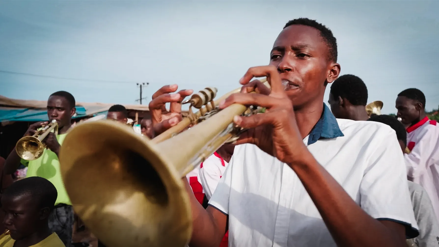 Brass for Africa musician
